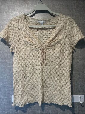 Vintage Banana Republic lace top